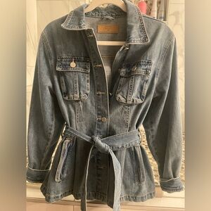 Blank NYC Belted Denim Jacket